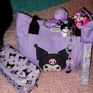 KUROMI Tote, Cosmetic Case, Blind Box Pen and Enameled Pin